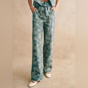 Sézane Andreas Patchwork Trousers